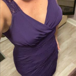 Purple dress